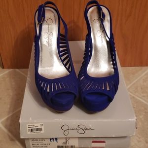 Jessica Simpson Blue Violet Heel